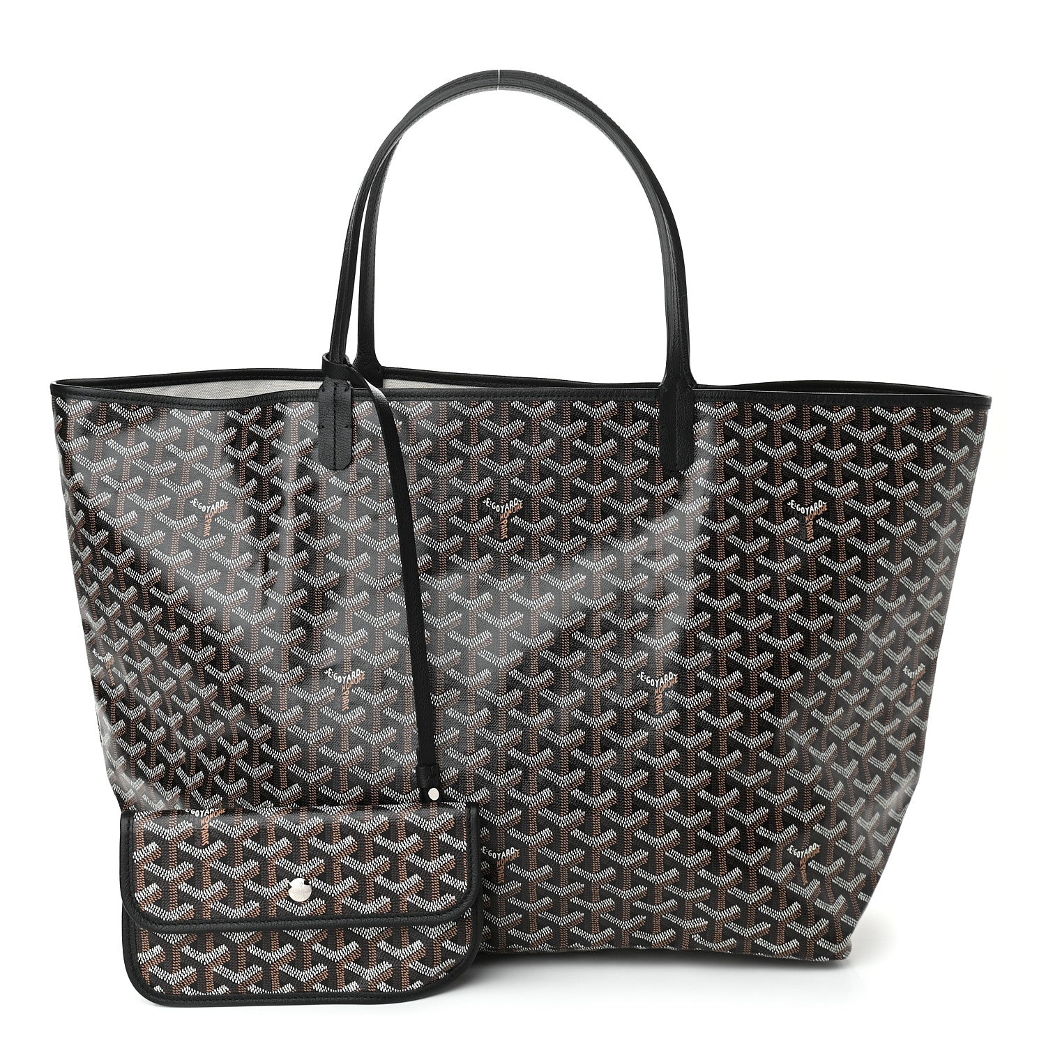 Goyard Goyardine Saint Louis GM Black 1 of 8