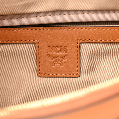 MCM Visetos Small Fusten Belt Bag Cognac 6 of 8