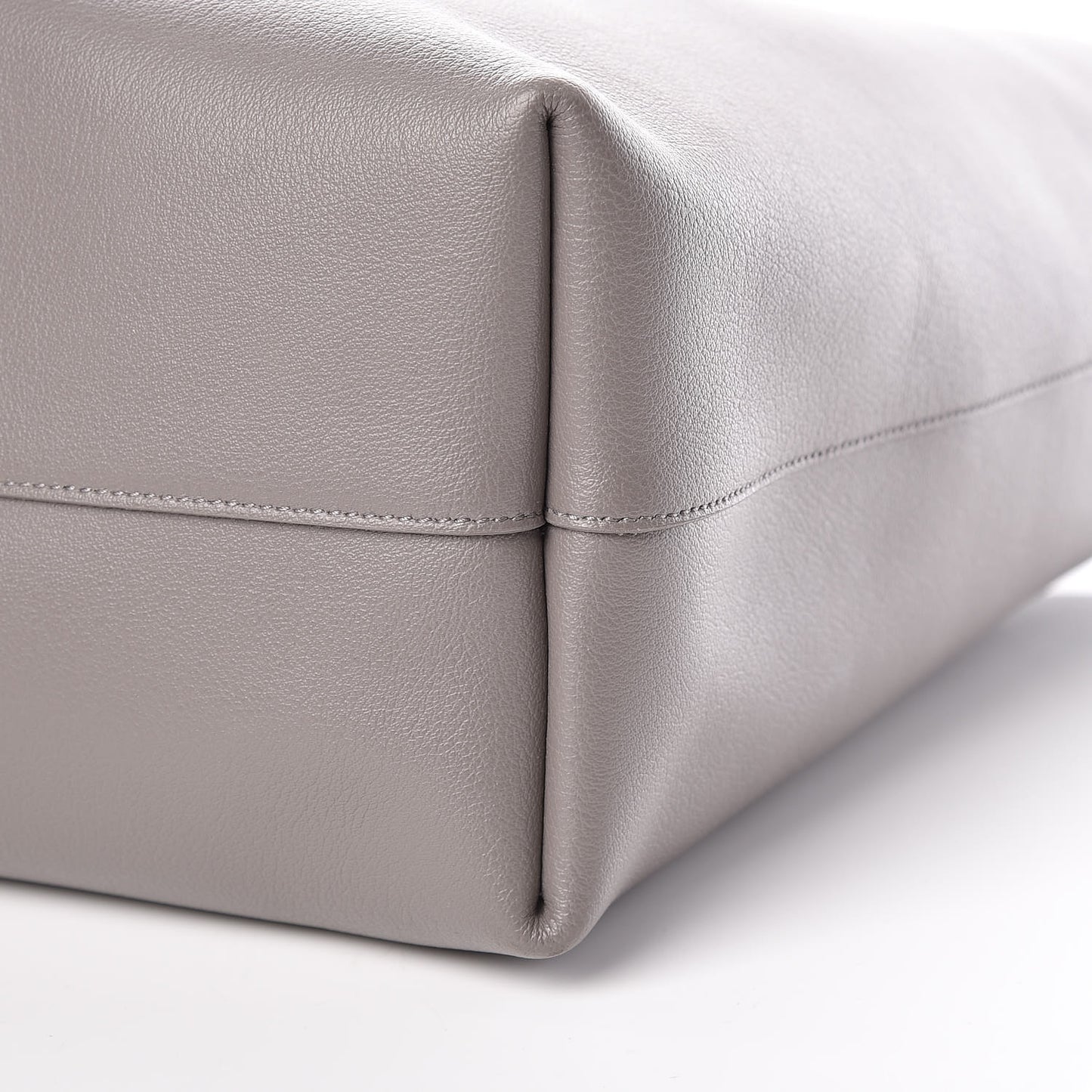 Calfskin Large Shopping Tote Fog