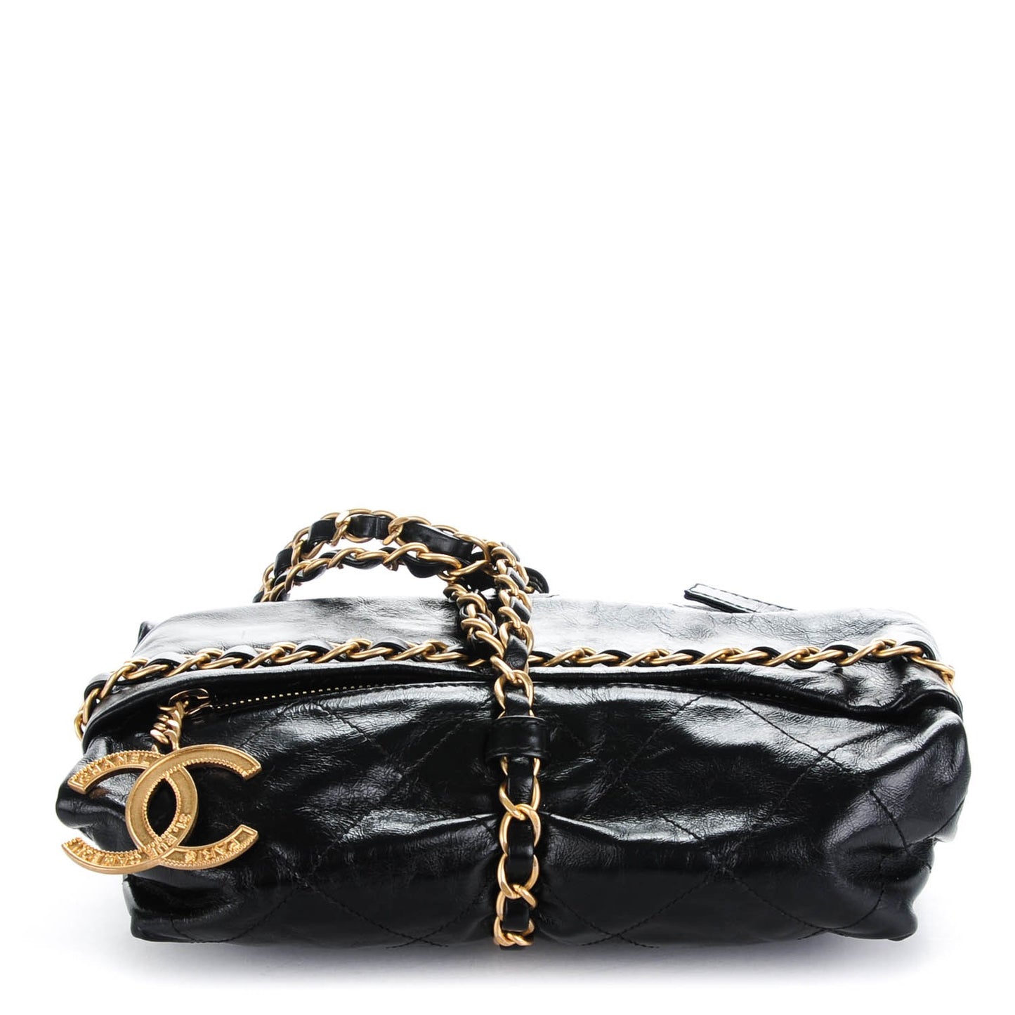 Calfskin Quilted Baluchon Black