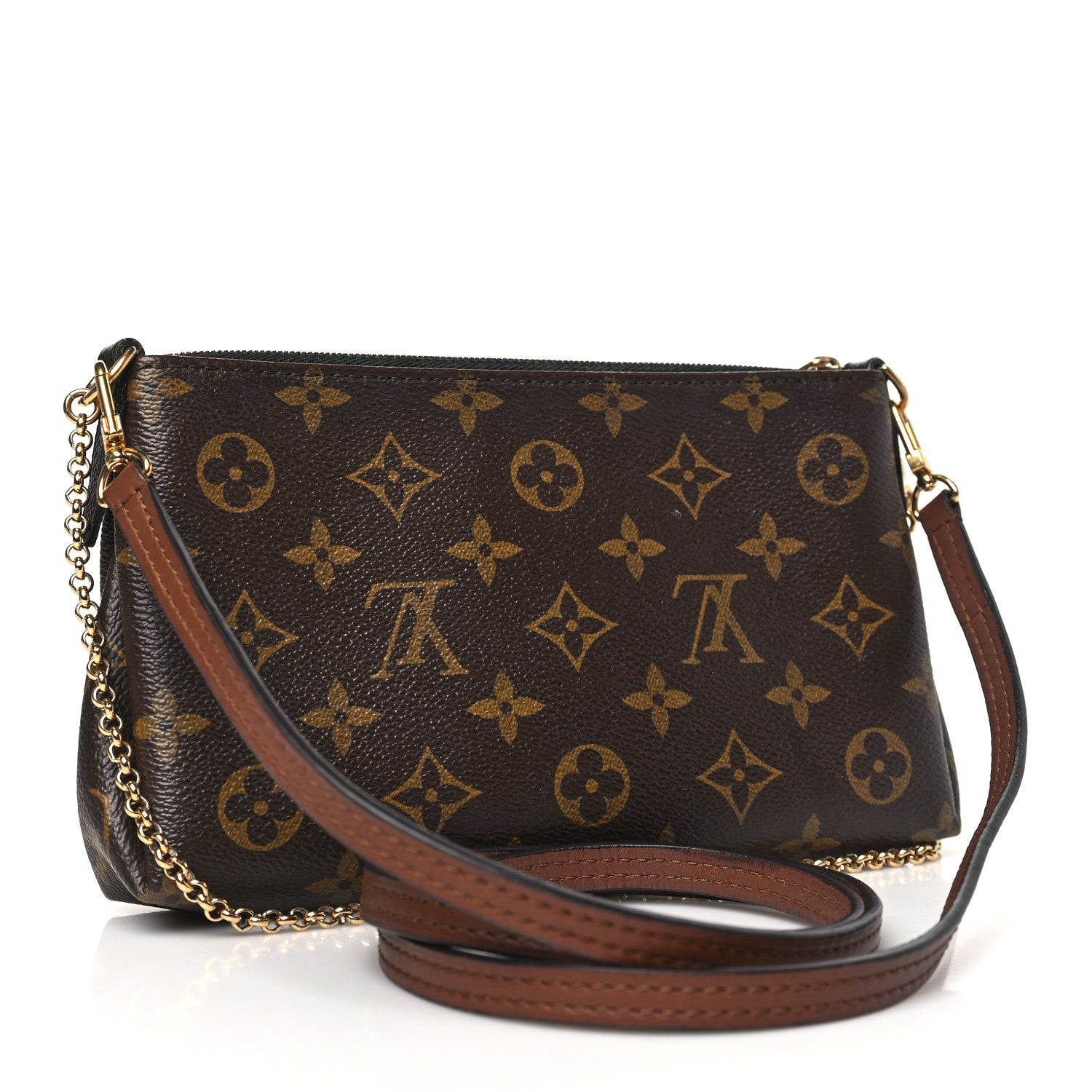 Louis Vuitton Monogram Pallas Clutch Black 2 of 9