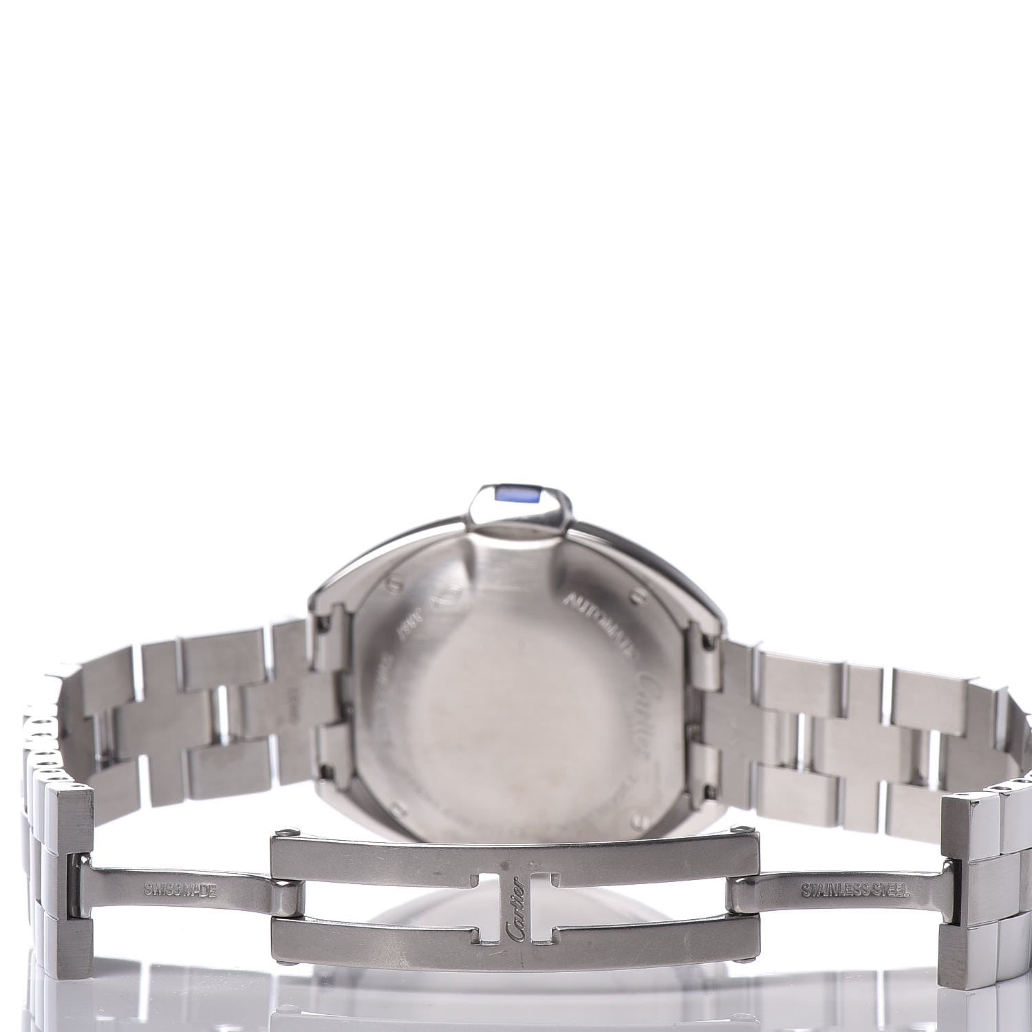Cartier Stainless Steel 31mm Cle De Automatic Watch 6 of 9