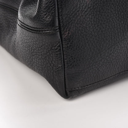 Gucci Pebbled Calfskin Large Soho Chain Shoulder Bag Black 15 of 18