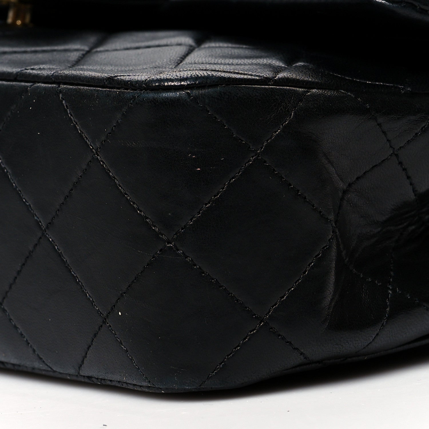 Chanel Lambskin Quilted Small Double Flap Black 11 of 14
