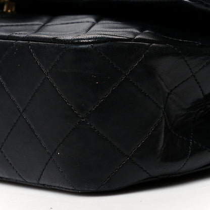 Chanel Lambskin Quilted Small Double Flap Black 11 of 14