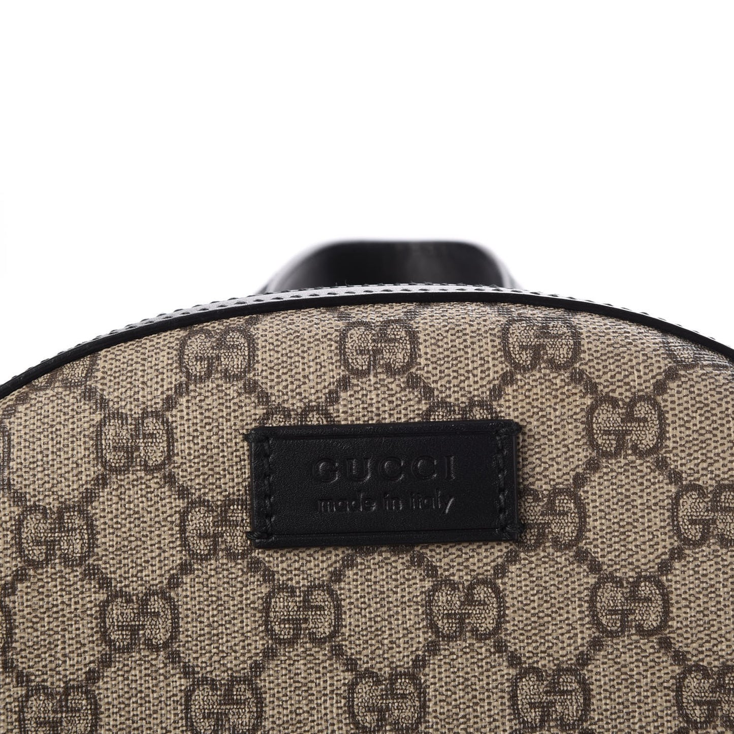 GG Supreme Monogram Small Eden Day Backpack Black