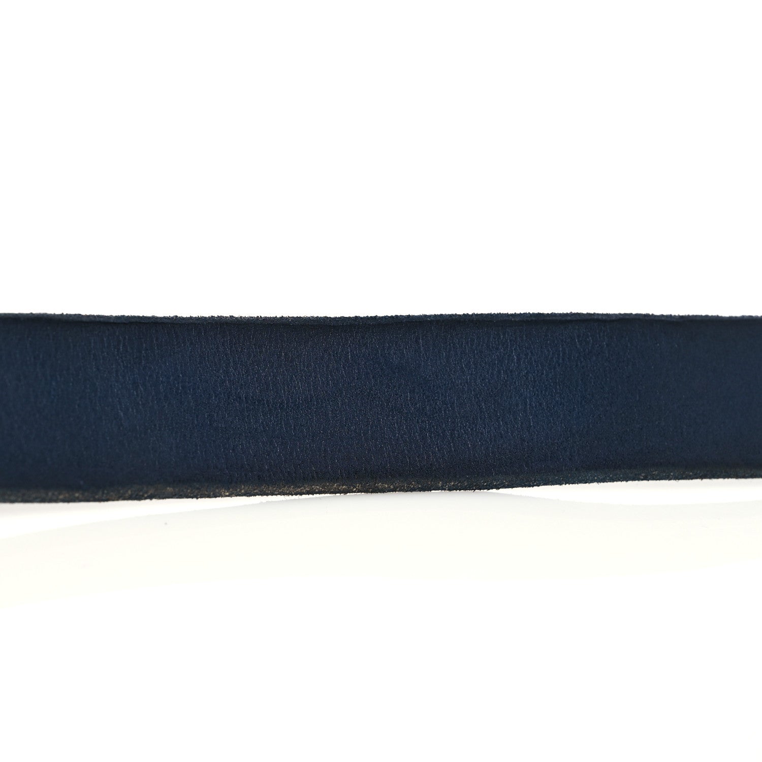 Gucci Cuoio Toscano Nickel Double Double G 40mm Belt 95 38 Blue 6 of 9