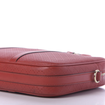 Gucci Diamante Signature Briefcase Red 7 of 9