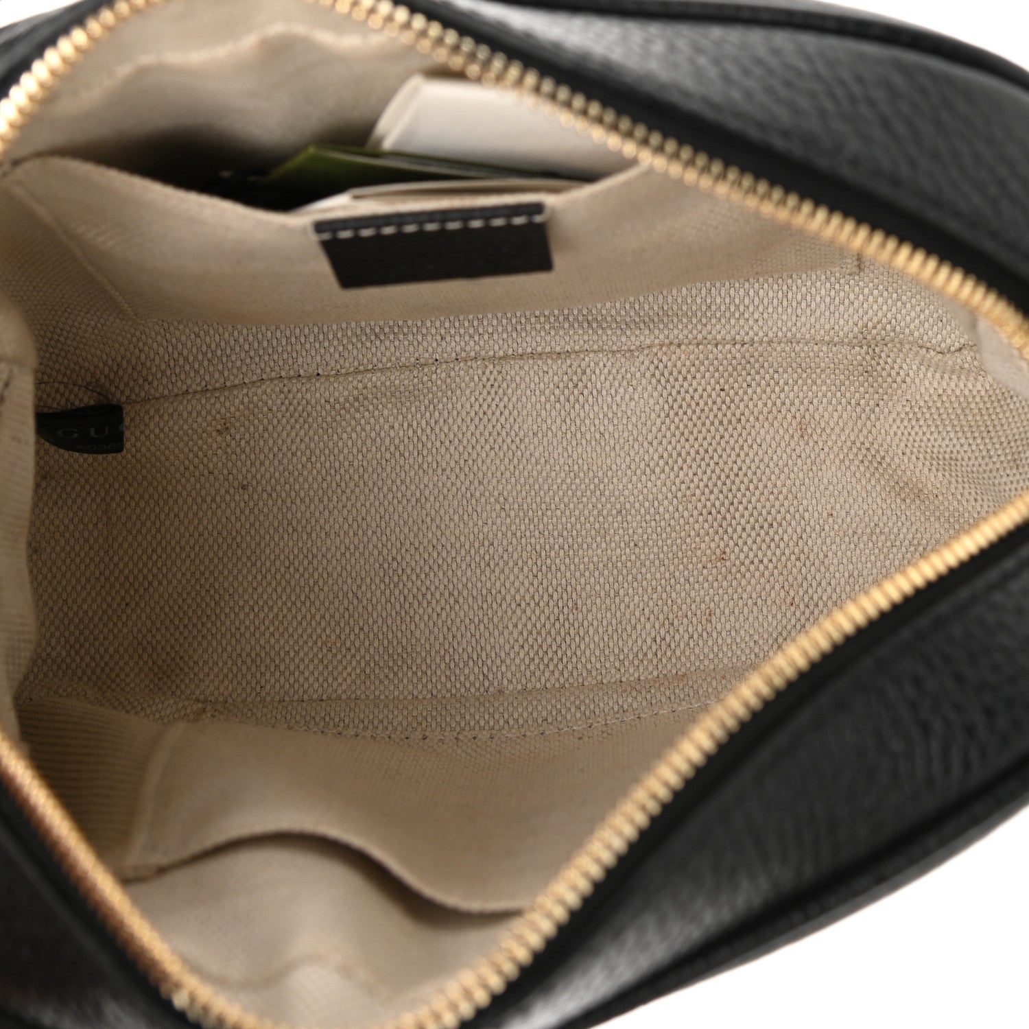 Gucci Pebbled Calfskin Small Soho Disco Bag Black 5 of 13