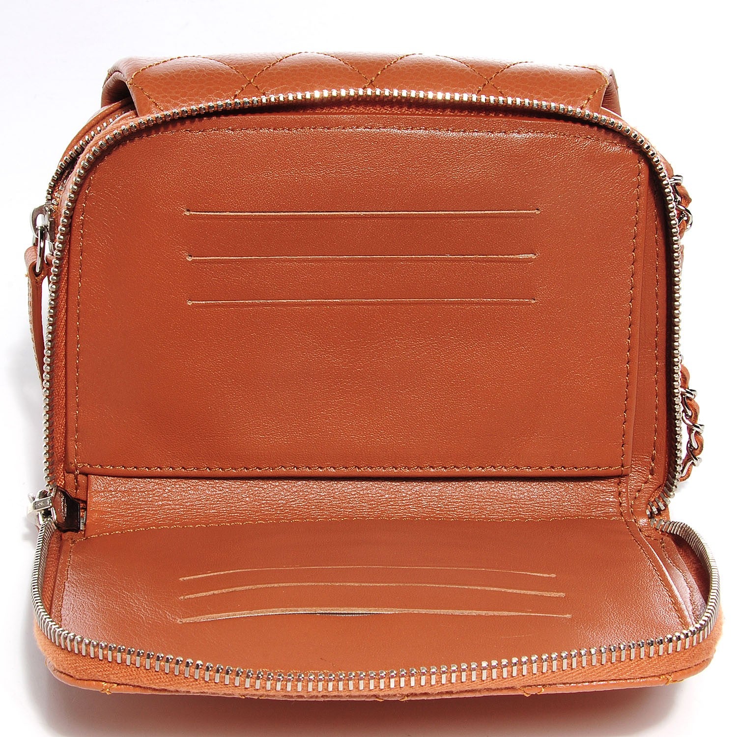 Chanel Caviar Quilted New Mini Flap Light Brown 5 of 9