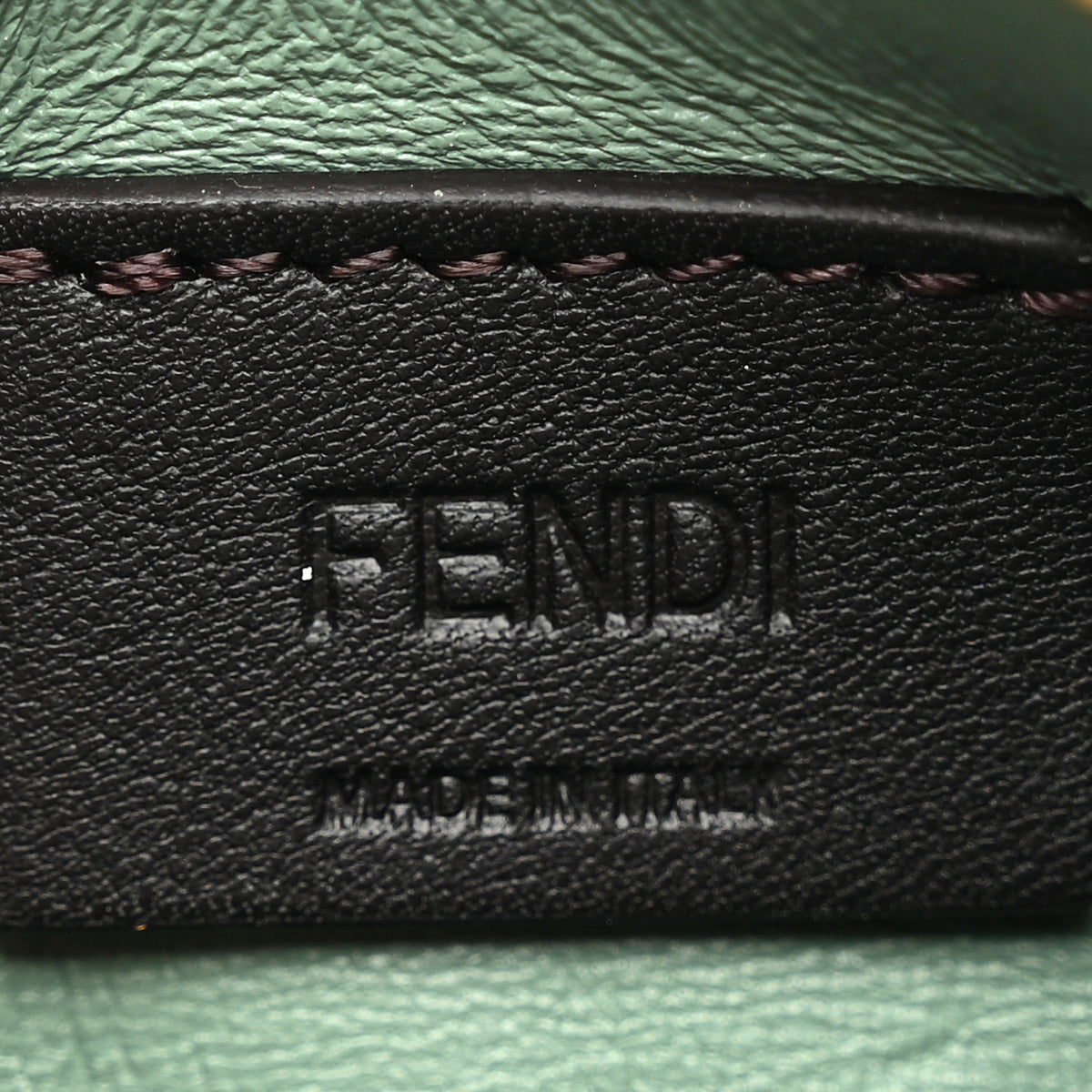 Vitello Grace New Matte Nano Fendigraphy Hobo Charm Menta