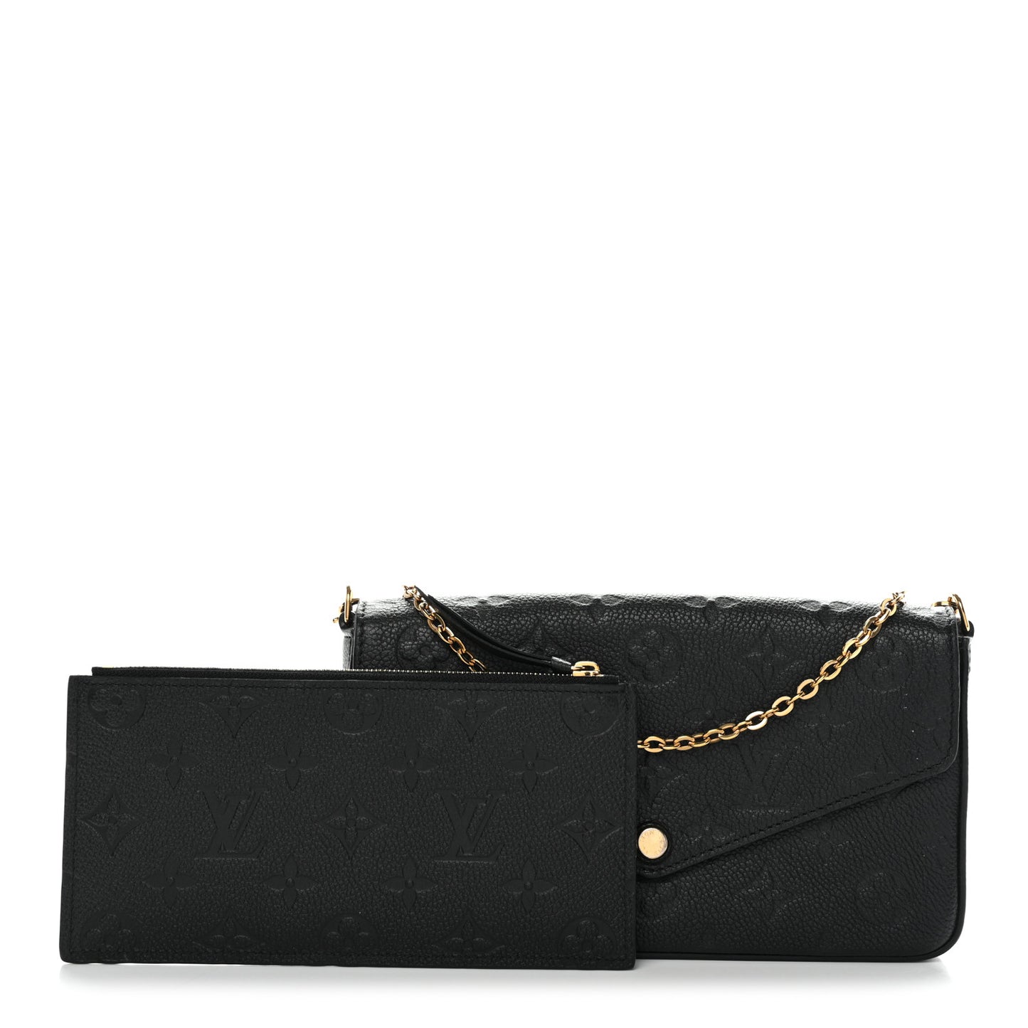 Empreinte Pochette Felicie Chain Wallet Black