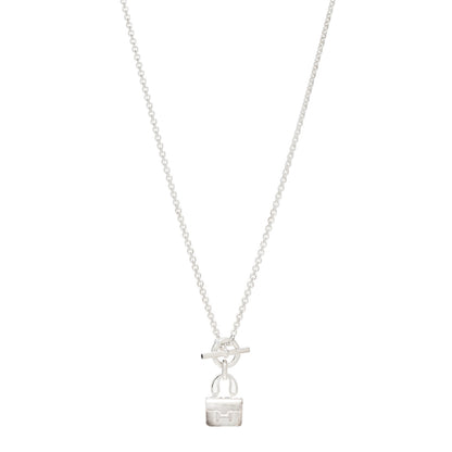 Hermes Sterling Silver Constance Amulettes Pendant Necklace 1 of 6