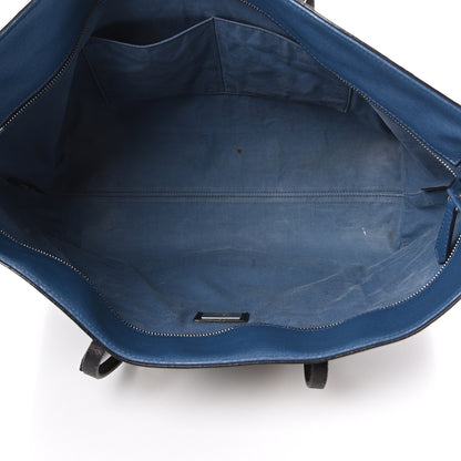 Fendi Vitello Elite Cuoio Monster Buggies Medium Roll Tote Black Multicolor Blue Cobalto 4 of 22