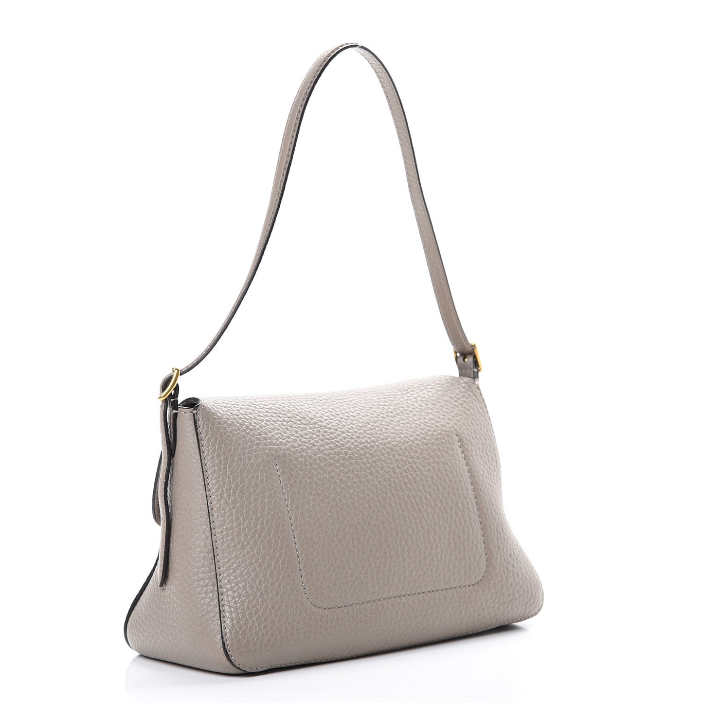 Heavy Grain Calfskin Mini Keeley Solid Grey