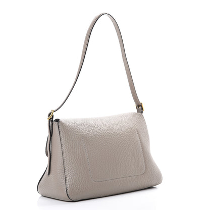 Mulberry Heavy Grain Calfskin Mini Keeley Solid Grey 2 of 10