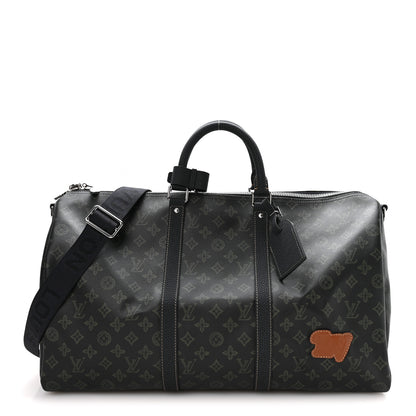 Louis Vuitton Monogram LV Record Keepall Bandouliere 50 Dark Green 1 of 8
