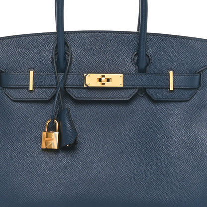 Hermes Epsom Birkin 30 Bleu Indigo 8 of 10