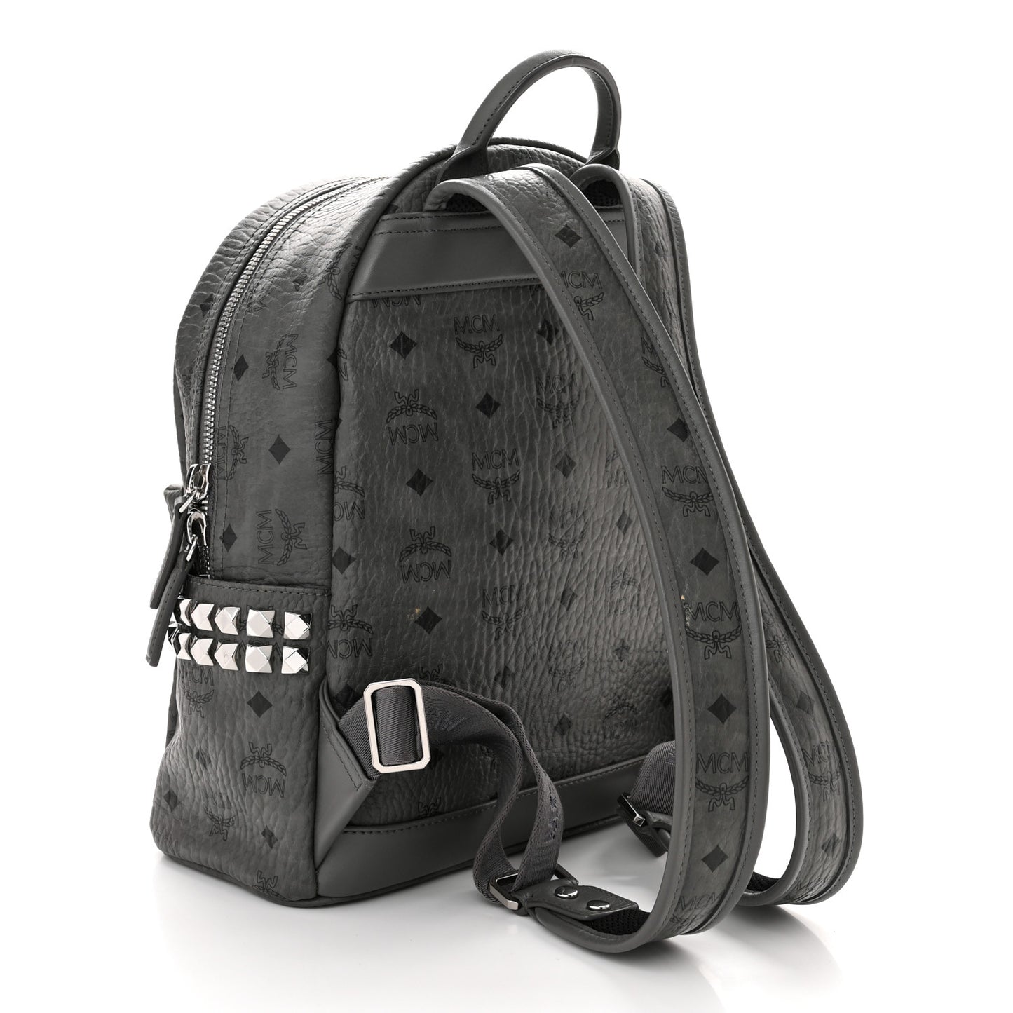 Visetos Small Side Stud Stark Backpack Phantom Grey