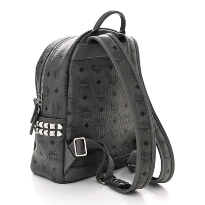 MCM Visetos Small Side Stud Stark Backpack Phantom Grey 3 of 10