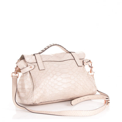Mulberry Silky Snake Print Alexa Pebbled Beige 3 of 8