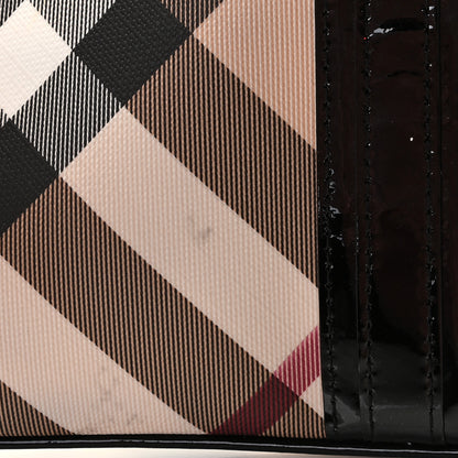 Burberry Nova Check Westmark Foldover Clutch Black 8 of 10