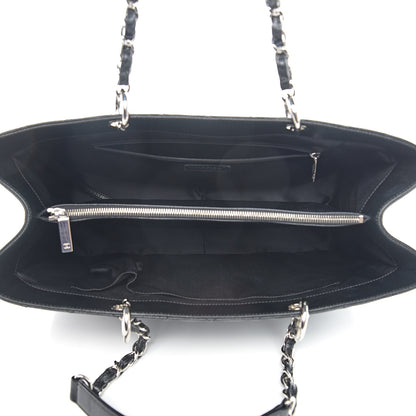 Chanel Caviar Quilted XL Grand Shopping Tote GST Black 4 of 9