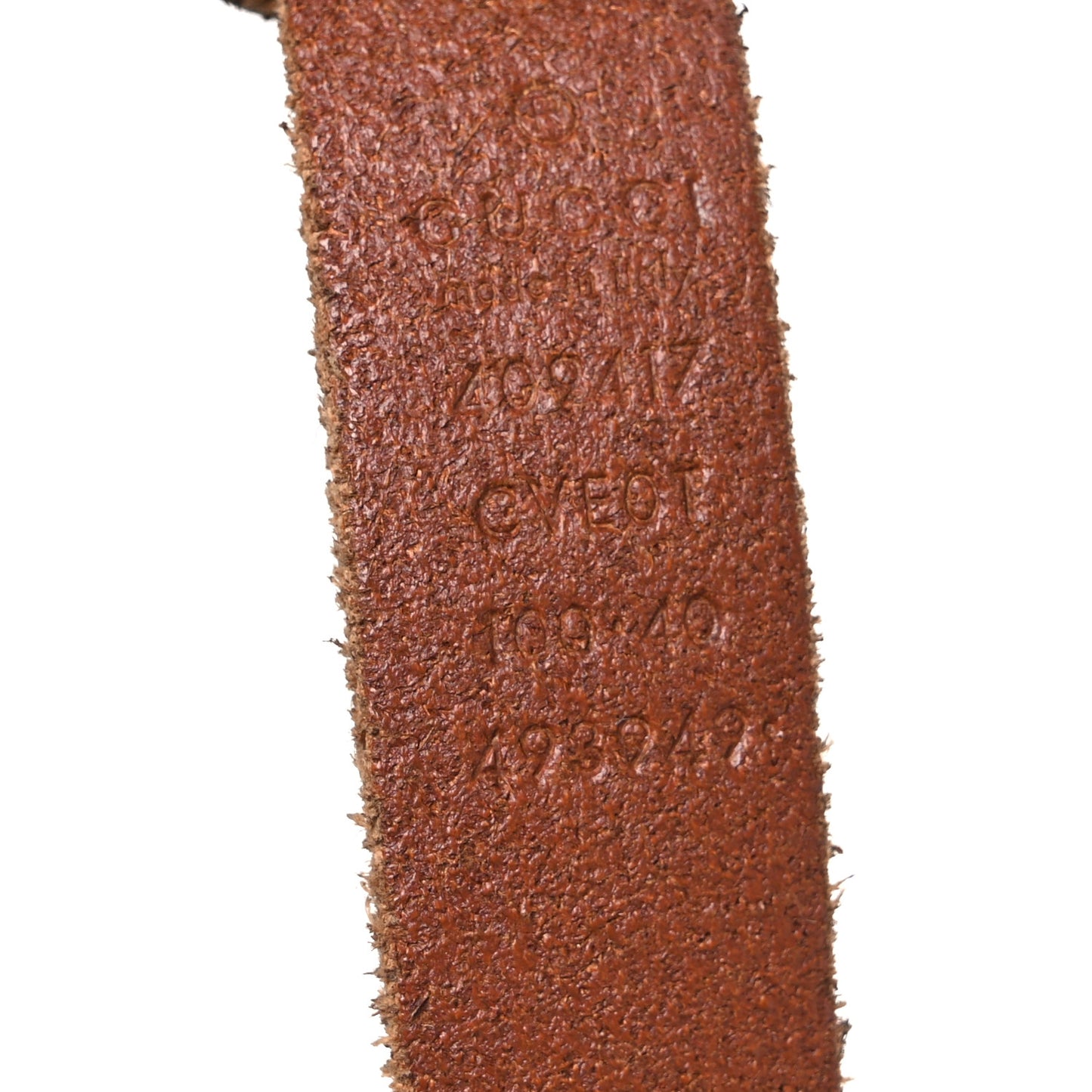 Faded Calfskin Double G 20mm Belt 100 40 Cuir