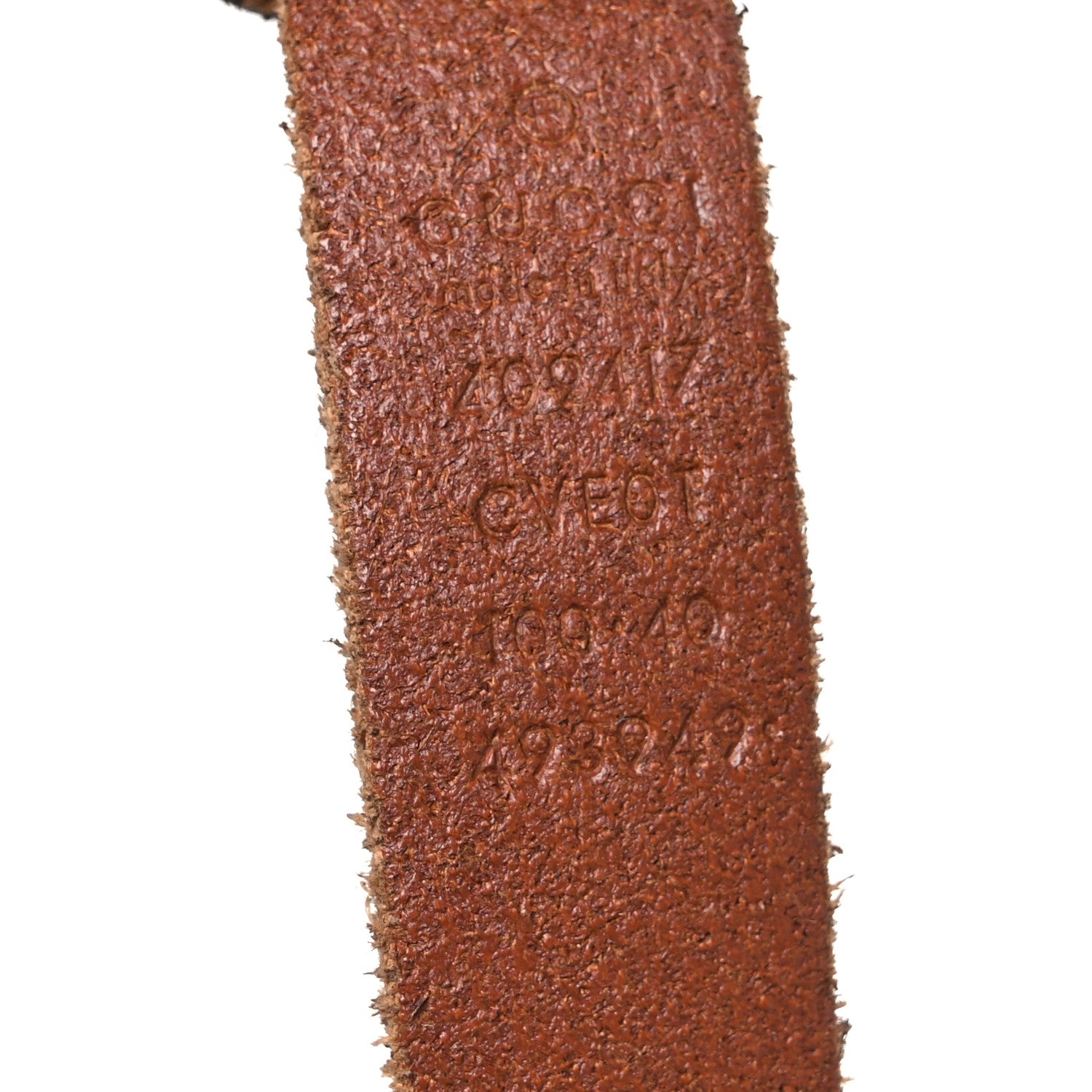 Gucci Faded Calfskin Double G 20mm Belt 100 40 Cuir 5 of 5