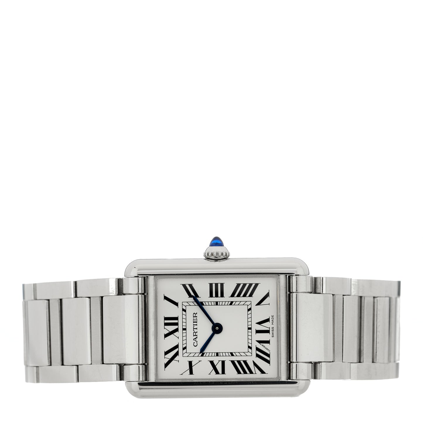 Stainless Steel 25mm Must de Cartier Tank Quartz Watch