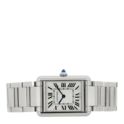 Cartier Stainless Steel 25mm Must de Cartier Tank Quartz Watch 2 of 5