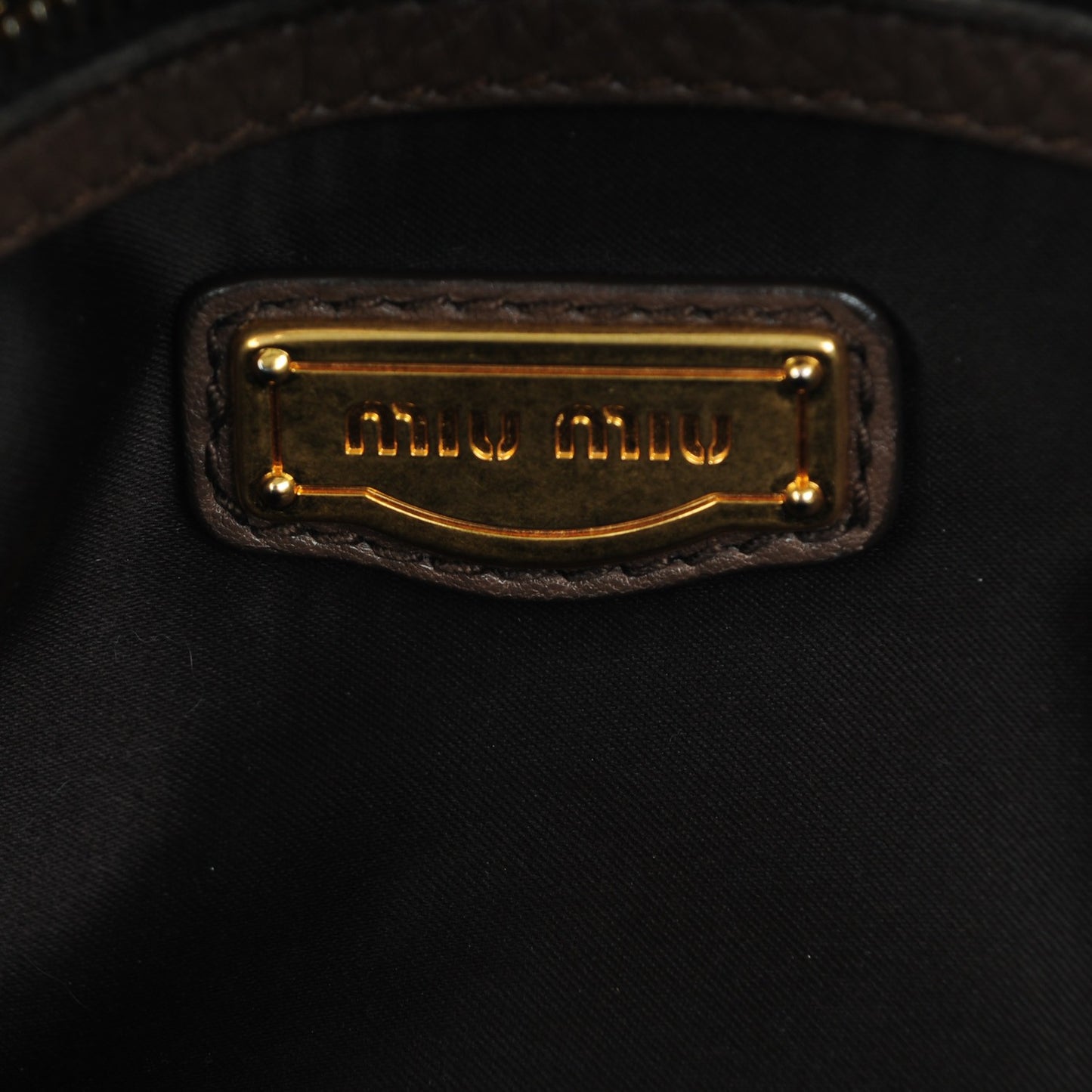Cervo Grommet Top Handle Tote Brown