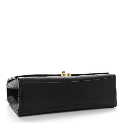 Chanel Caviar Quilted Bracelet On Chain Flap Black 4 of 8