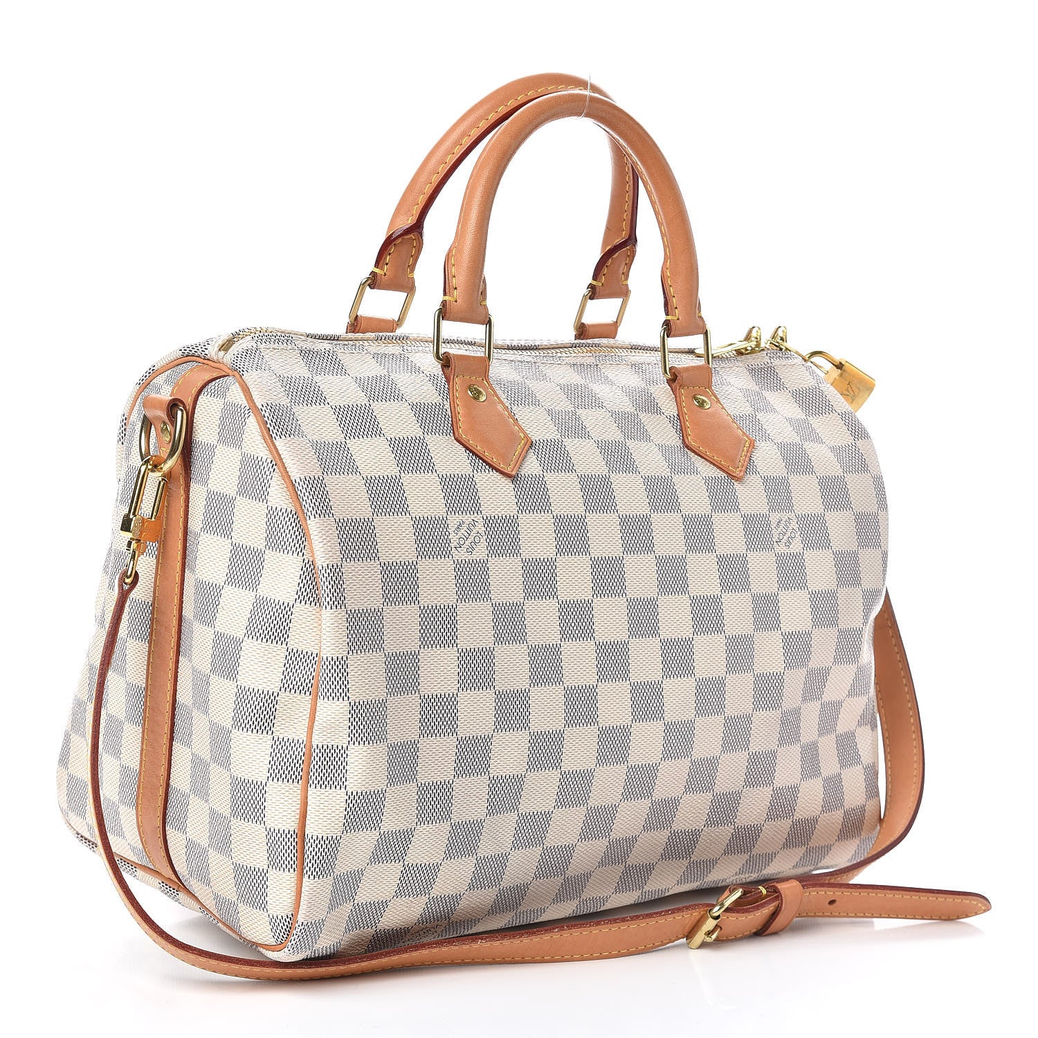 Louis Vuitton Damier Azur Speedy Bandouliere 30 3 of 17