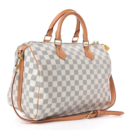 Louis Vuitton Damier Azur Speedy Bandouliere 30 3 of 17