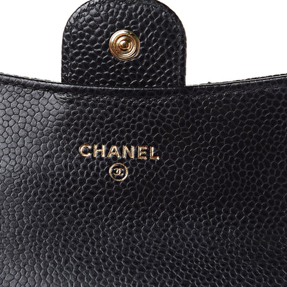 Chanel Caviar Quilted Flap Card Holder Black 6 of 9