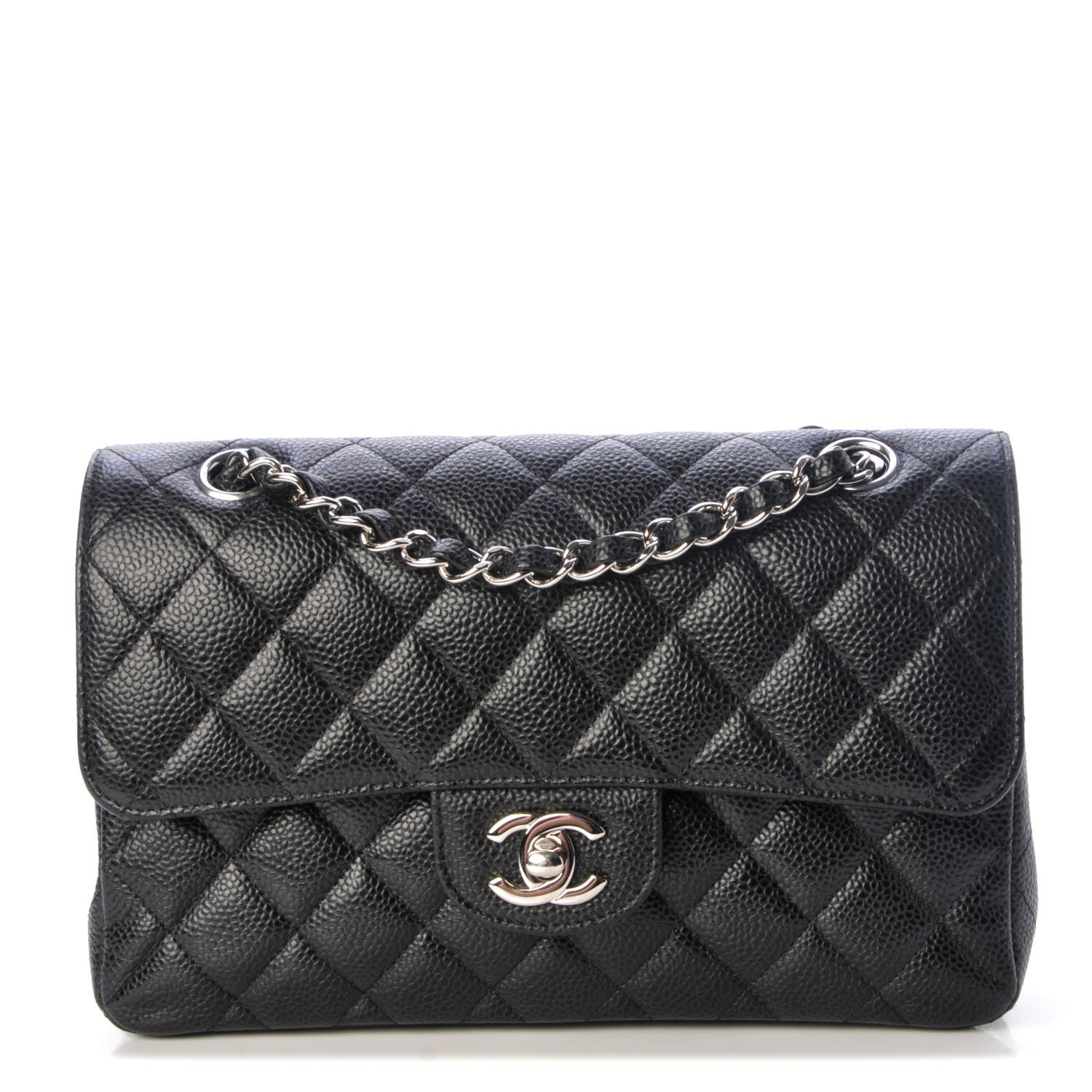 Chanel Caviar Quilted Small Double Flap Black 1 of 9