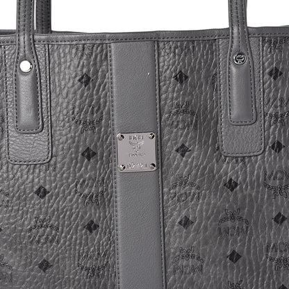 MCM Visetos Medium Liz Reversible Shopper Tote Phantom Grey 15 of 16