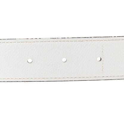 Hermes Epsom 32mm Belt Strap 105 42 White Vert De Gris 3 of 9