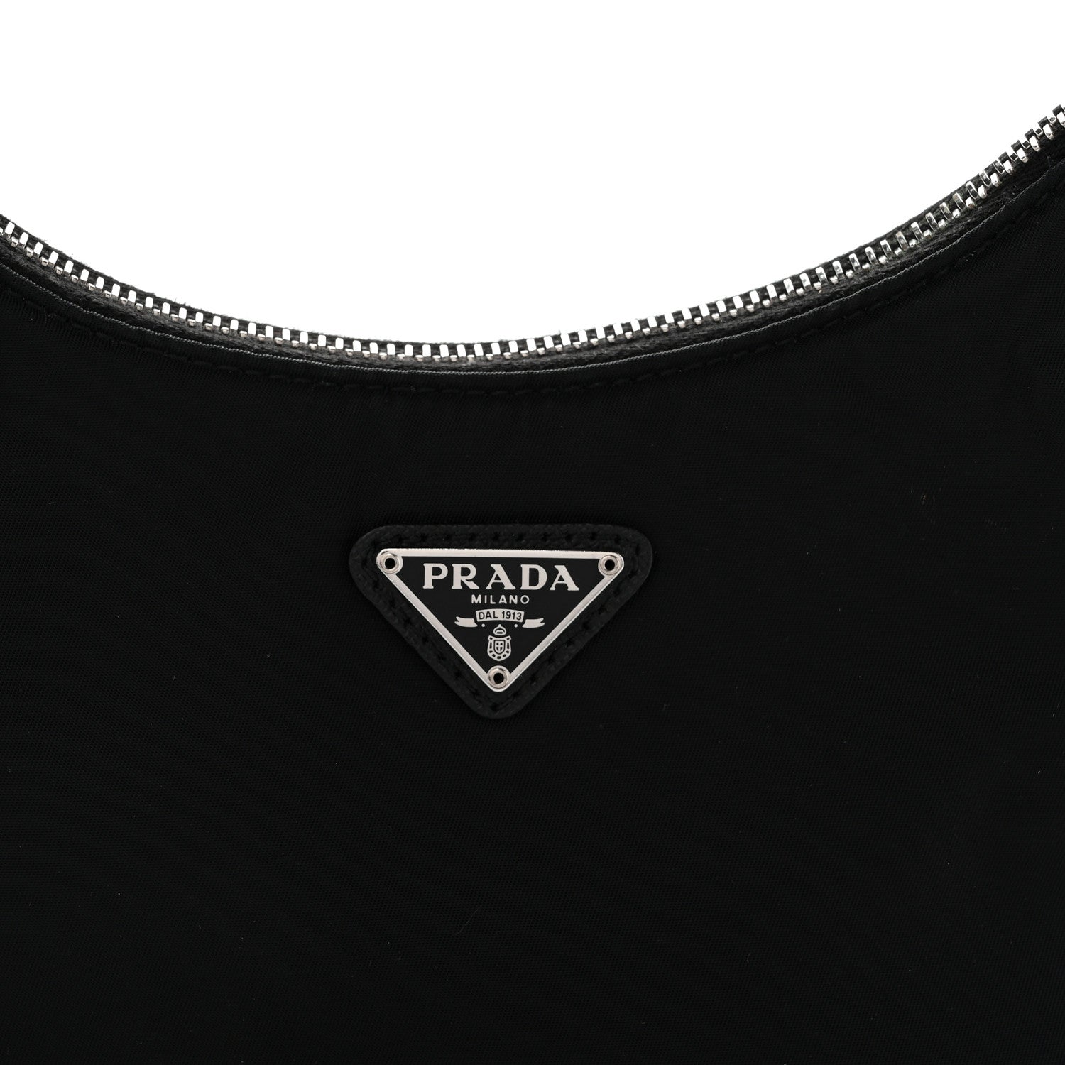 Prada Nylon Re-Edition 2005 Shoulder Bag Black 8 of 10