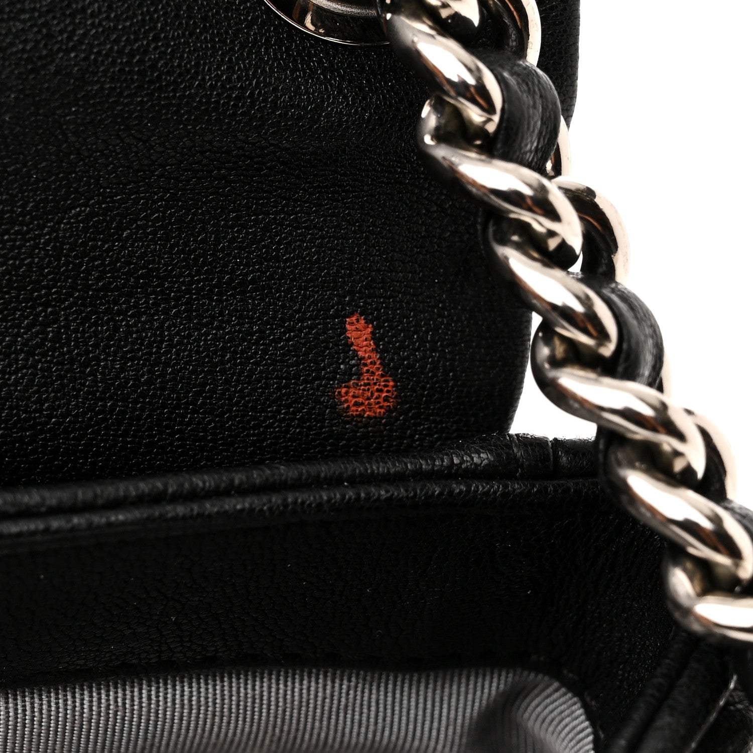 Chanel Washed Lambskin Quilted Medium Chain Around Messenger Black 12 of 14