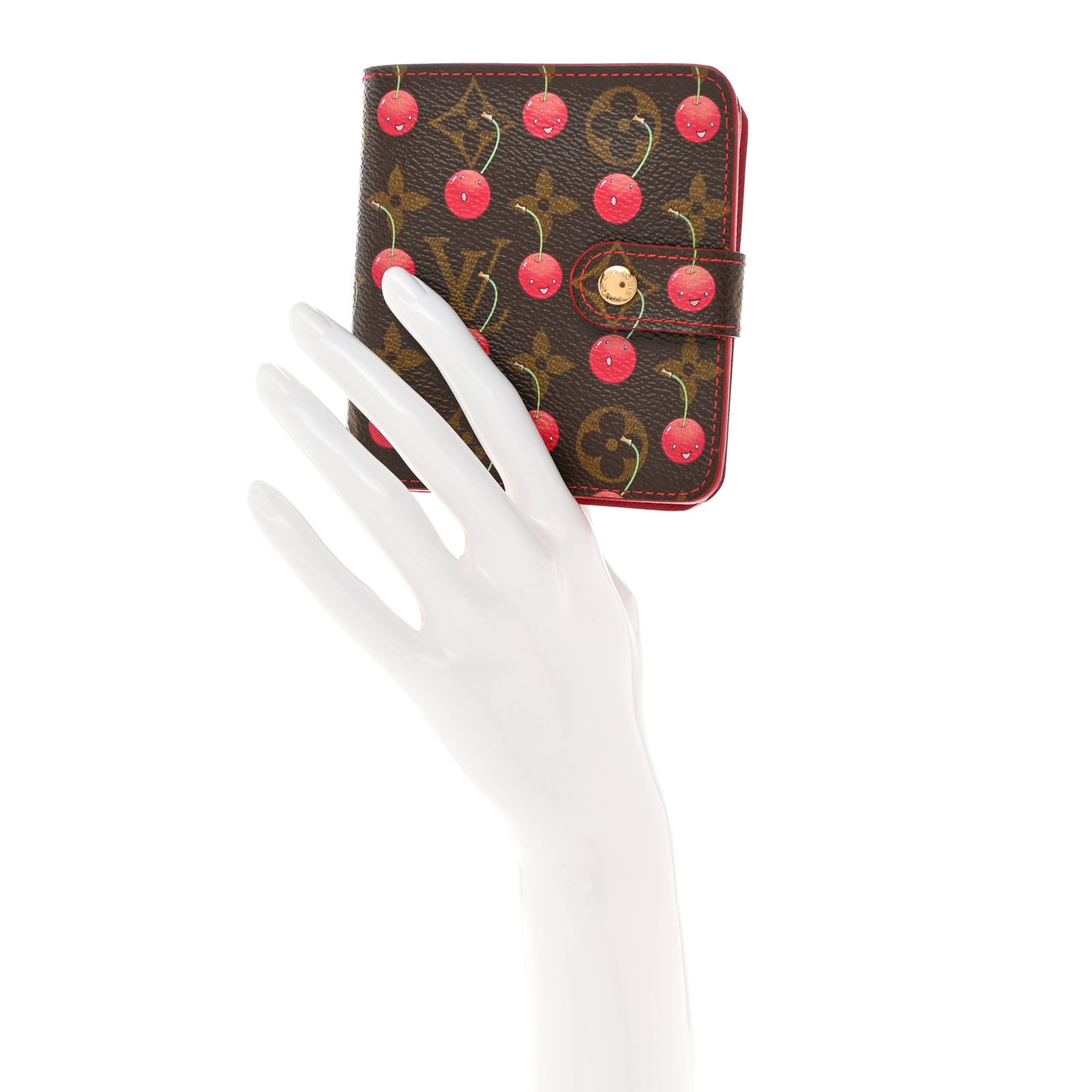 Monogram Cerises Compact Zippe Wallet