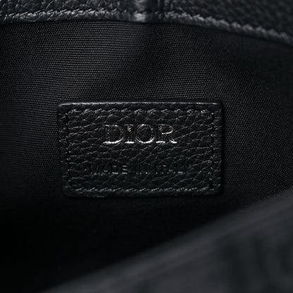 Christian Dior Oblique Saddle Messenger Pouch Blue Black 6 of 11