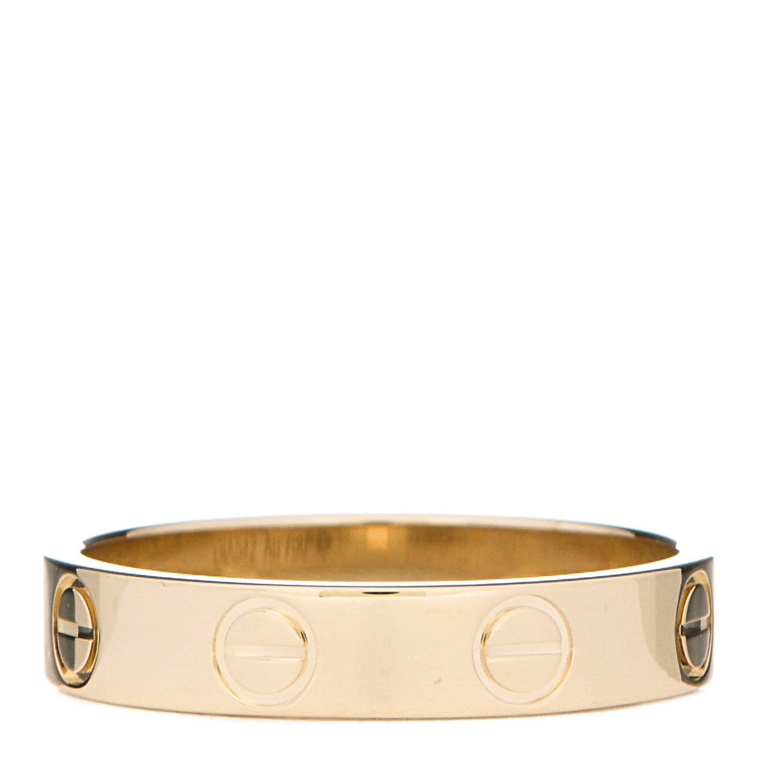 Cartier 18K Yellow Gold 3.5mm LOVE Wedding Band Ring 50 5.25 3 of 4