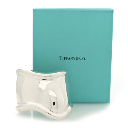 Tiffany Sterling Silver Medium Elsa Peretti Left Wrist Bone Cuff Bracelet 4 of 4