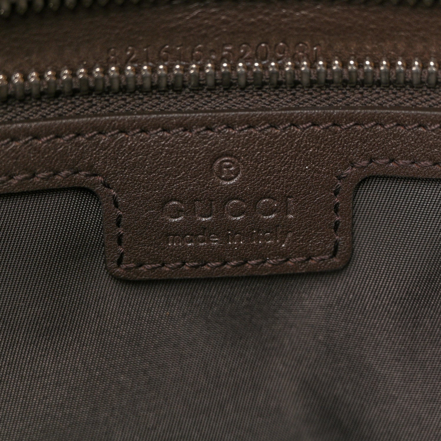 Gucci GG Monogram Large Crossbody Bag Dark Brown 6 of 13