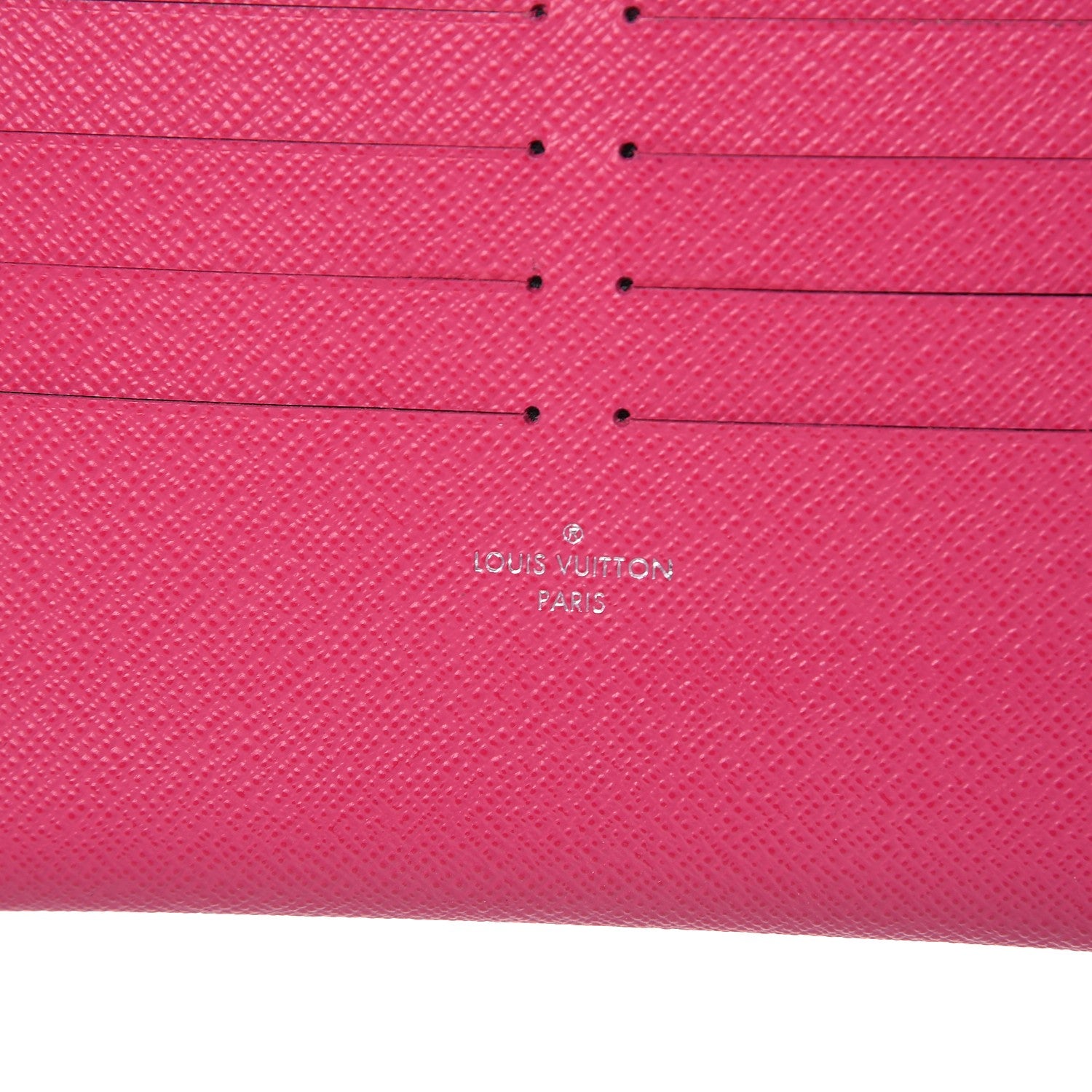 Louis Vuitton Calfskin Felicie Card Holder Insert Hot Pink 6 of 6