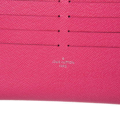 Louis Vuitton Calfskin Felicie Card Holder Insert Hot Pink 6 of 6