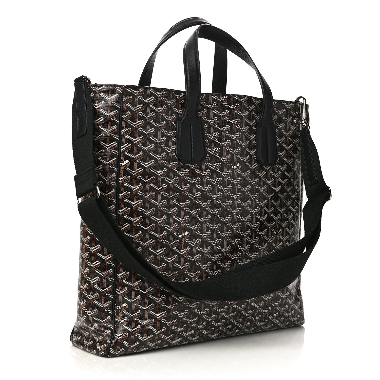 Goyard Goyardine Voltaire III Tote Black 3 of 9