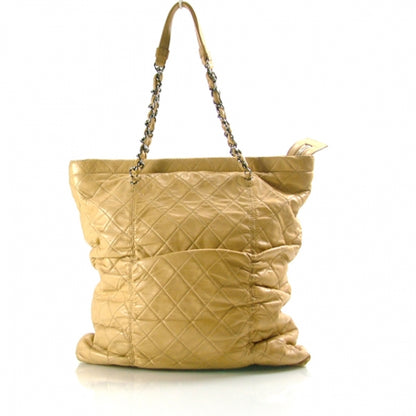 Chanel Lambskin Sharpei N/S Shopping Tote Beige 1 of 12